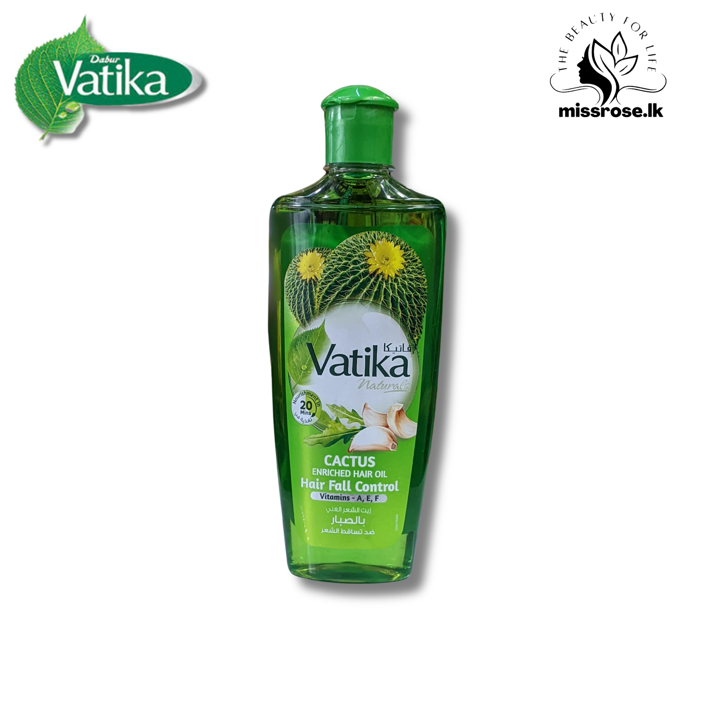 Vatika Naturals Cactus Enriched Hair Oil