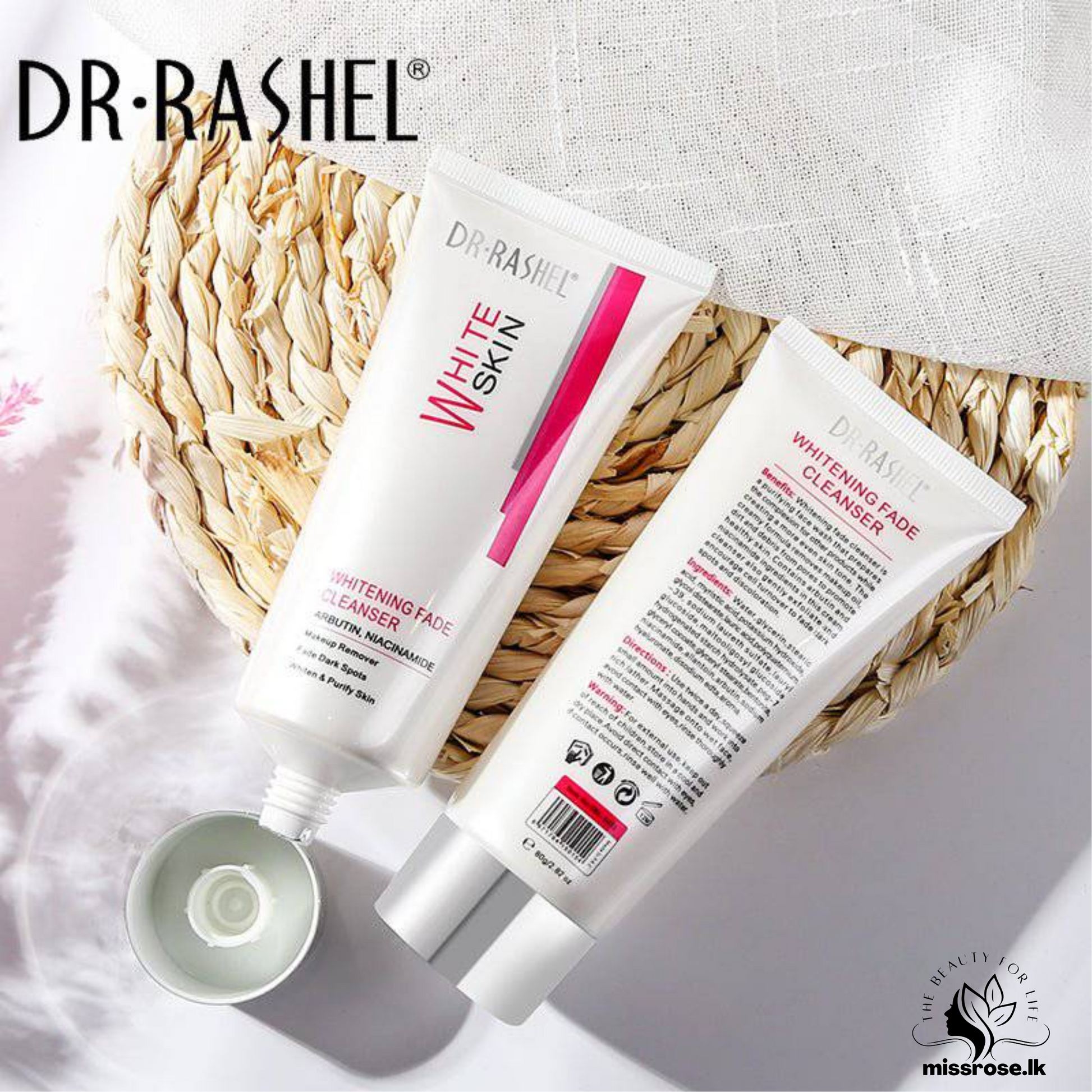 Dr.Rashel Whitening Fade Cleanser 80g - missrose.lk