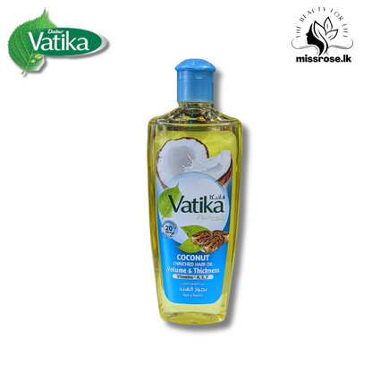 Vatika Naturals Coconut Enriched Hair Oil for Volume and Thickness