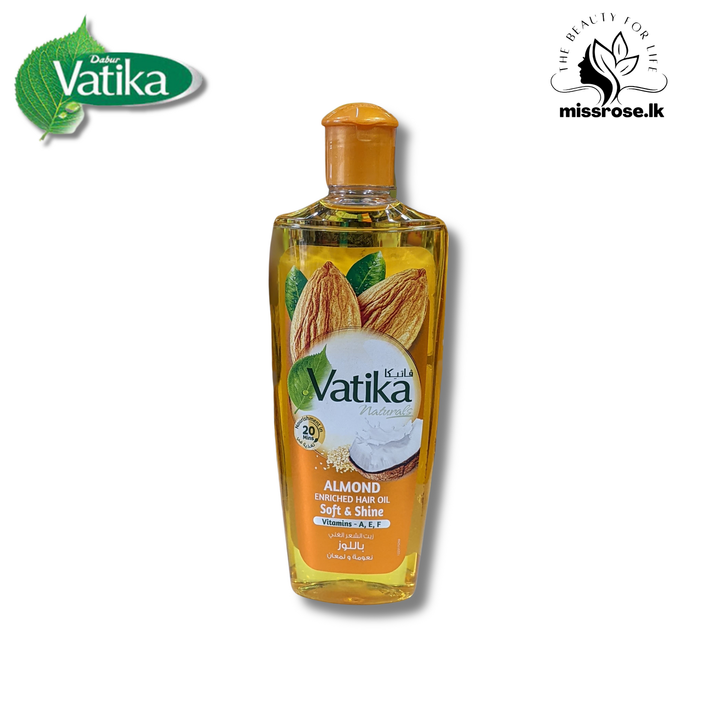 Vatika Naturals Almond Enriched Hair Oil