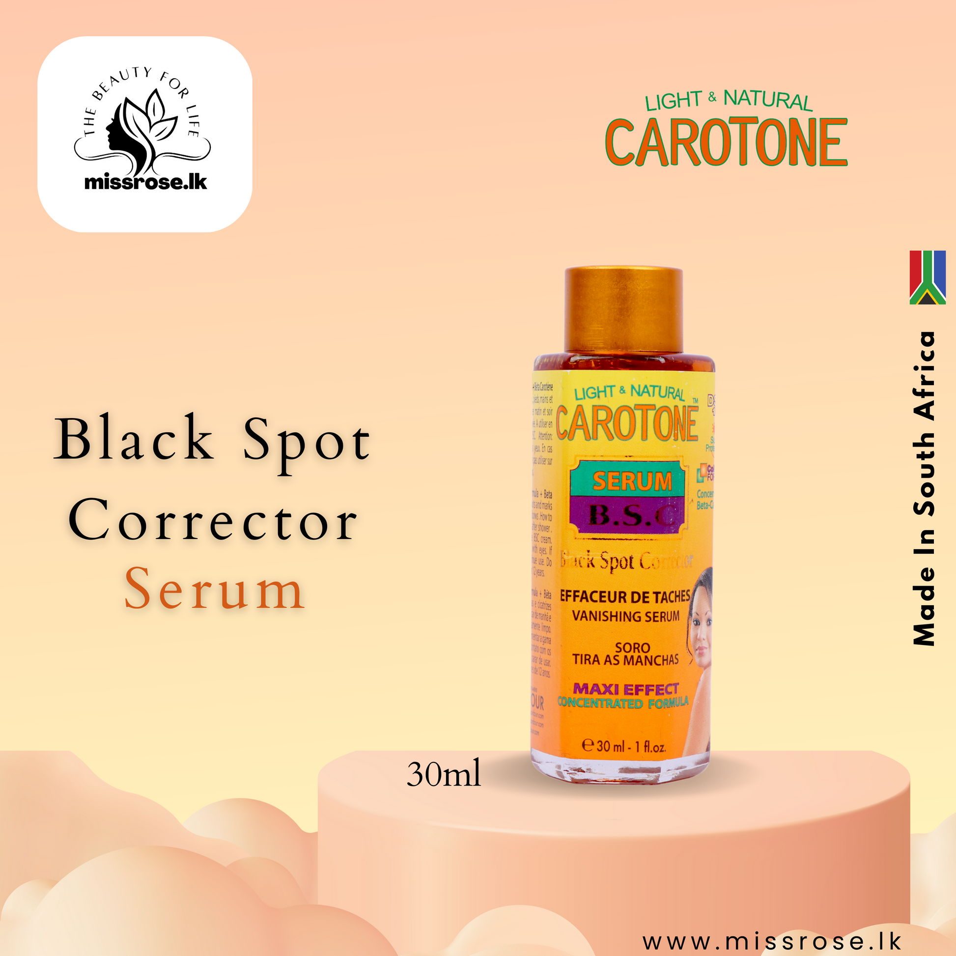 CAROTONE serum 30ml - missrose.lk