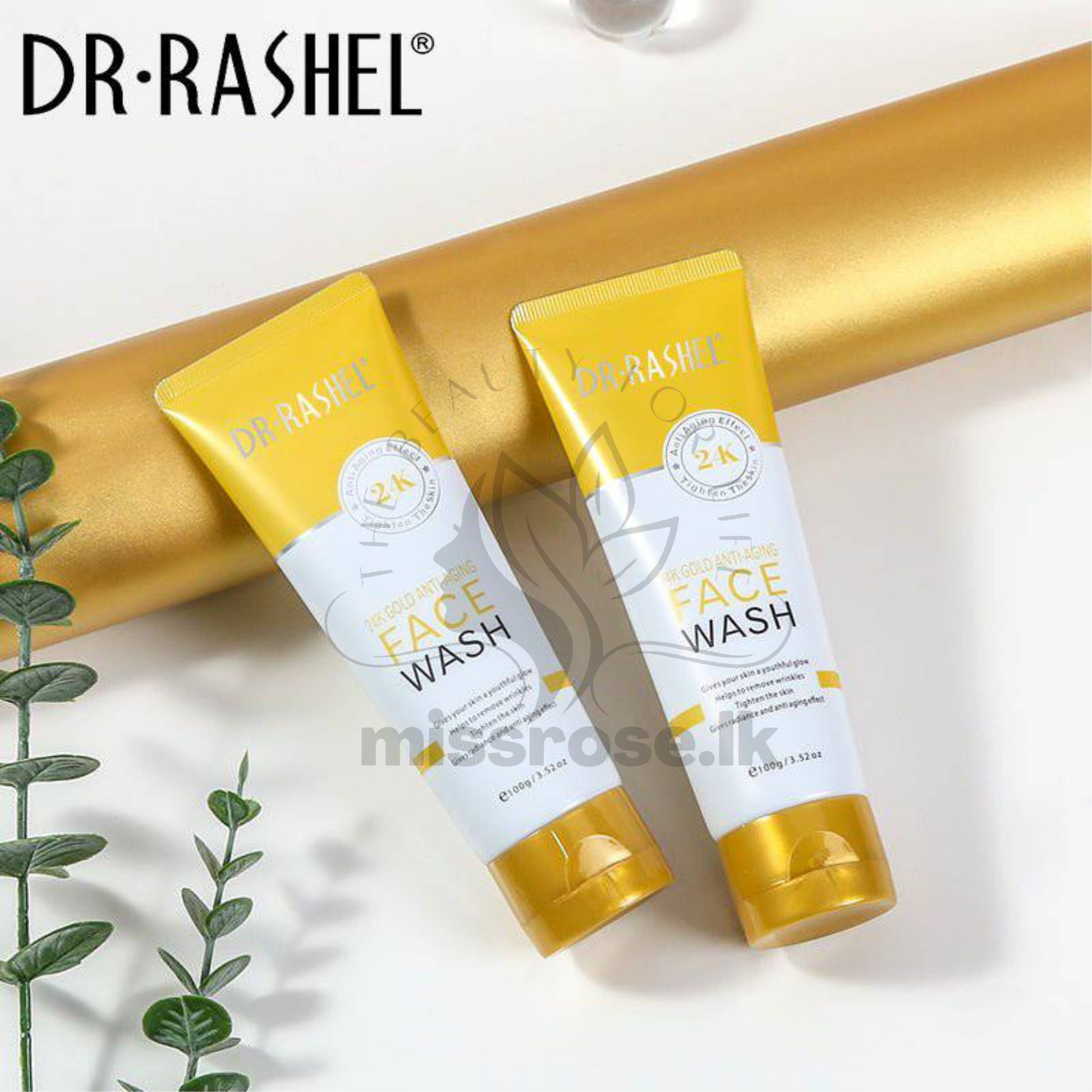 DR RASHEL Product New 24K Gold Anti-Aging Face Wash 100g - missrose.lk