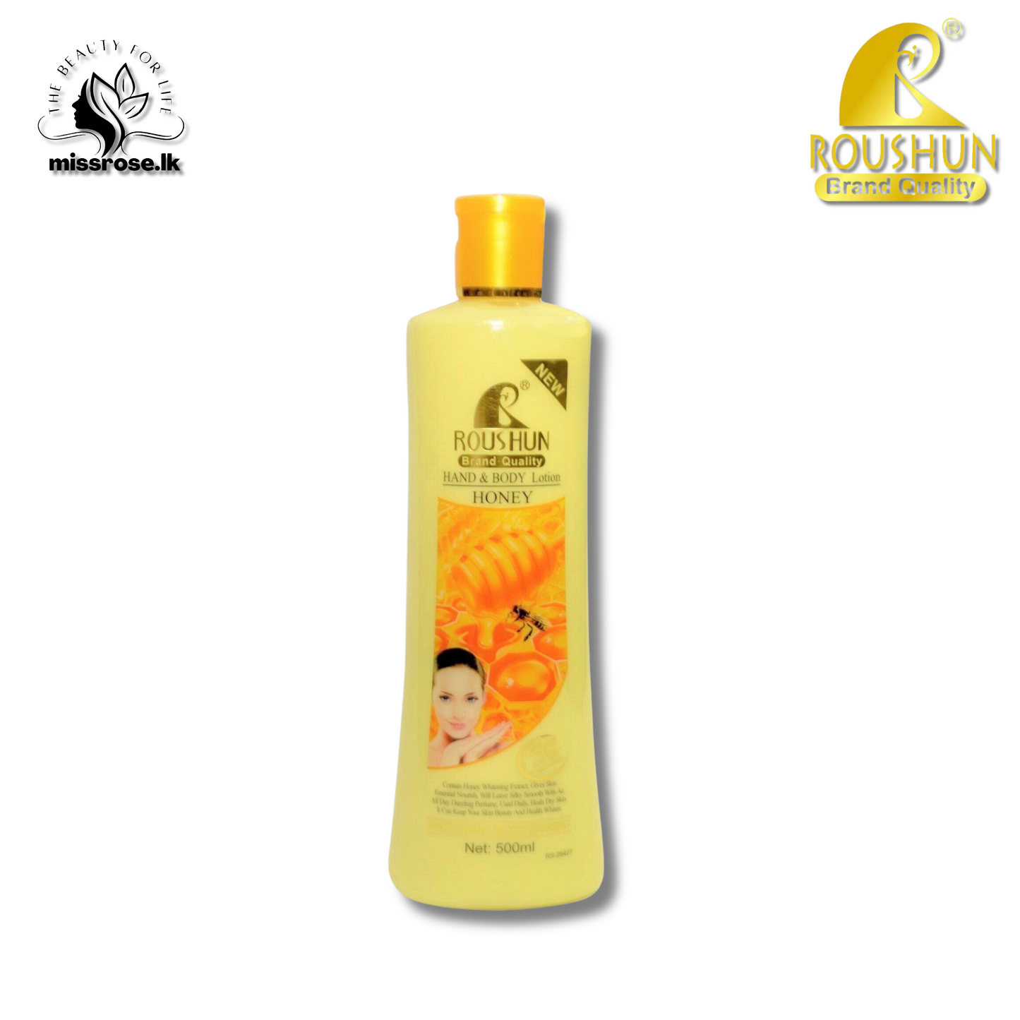 Roushun  Honey Hand And Body Lotion 500ml