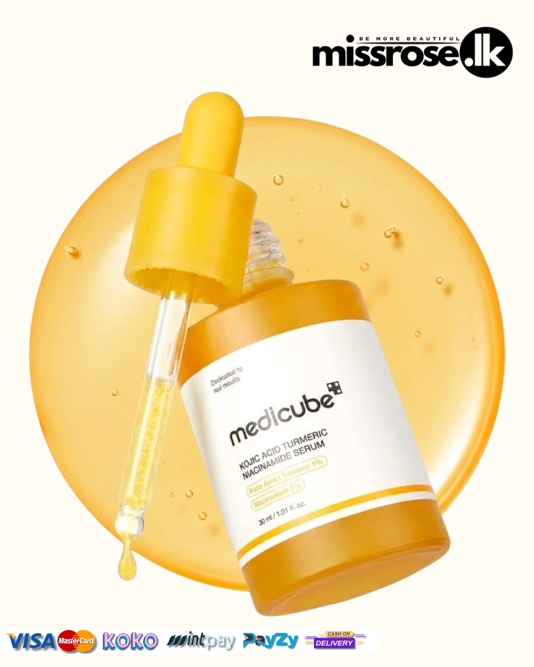 Medicube Kojic Acid Turmeric Niacinamide Serum 30ml