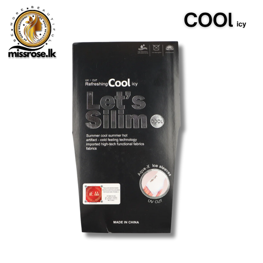 Black Cotton Arm Sleeve Lets Slim With Thumb Hole, Universal