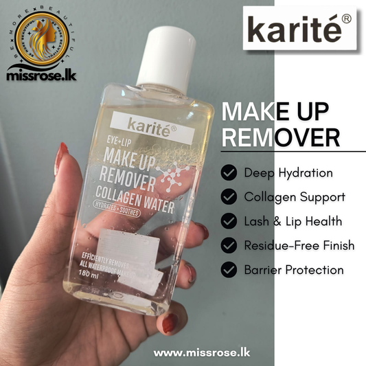Karité Eye & Lip Makeup Remover – Collagen Water