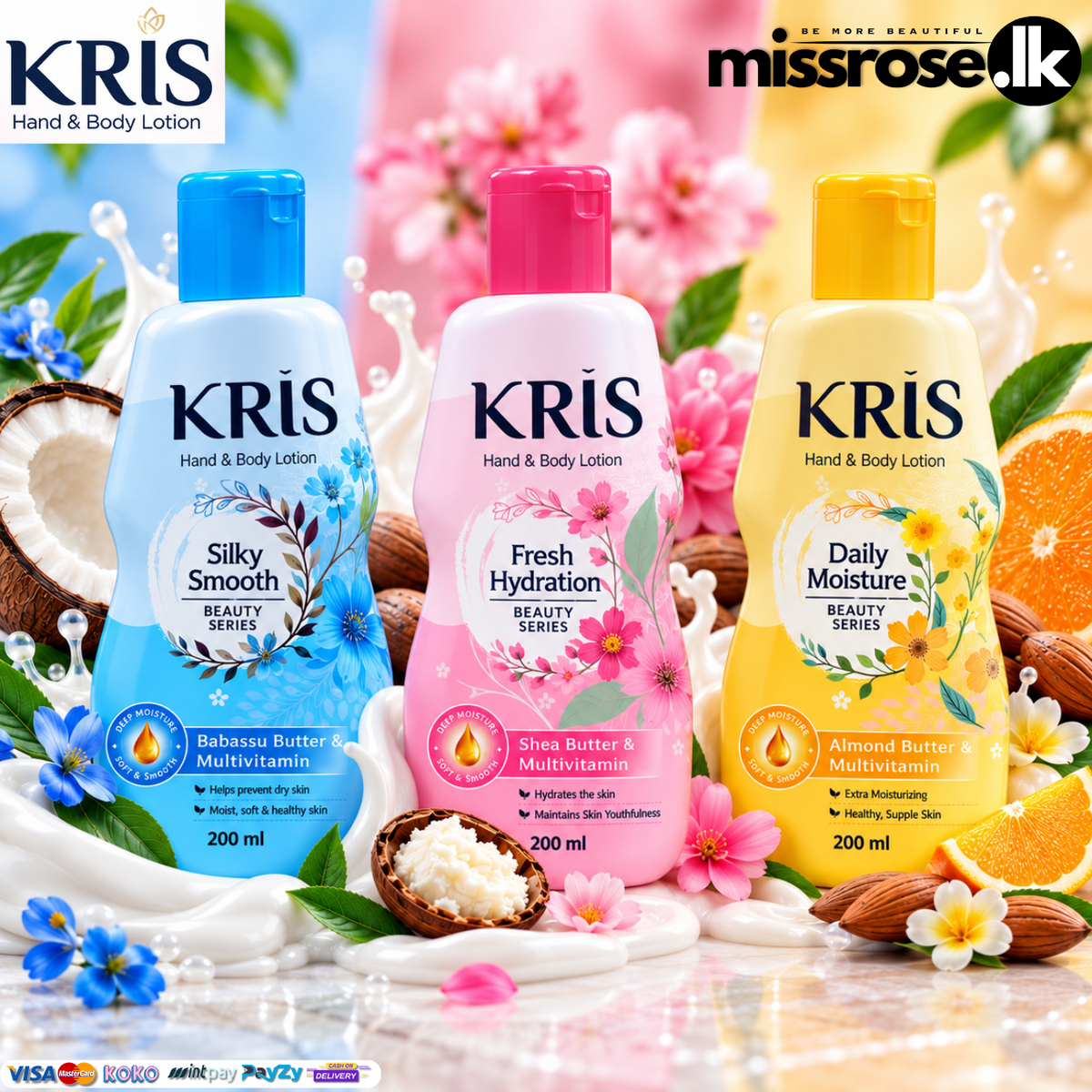 KRIS Hand & Body Lotion – 200ml
