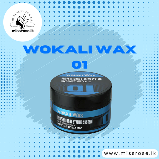 Wokali Wax 01 – Hair Sculpting Wax for All Hair Types, Men & Women – Sulfate-Free