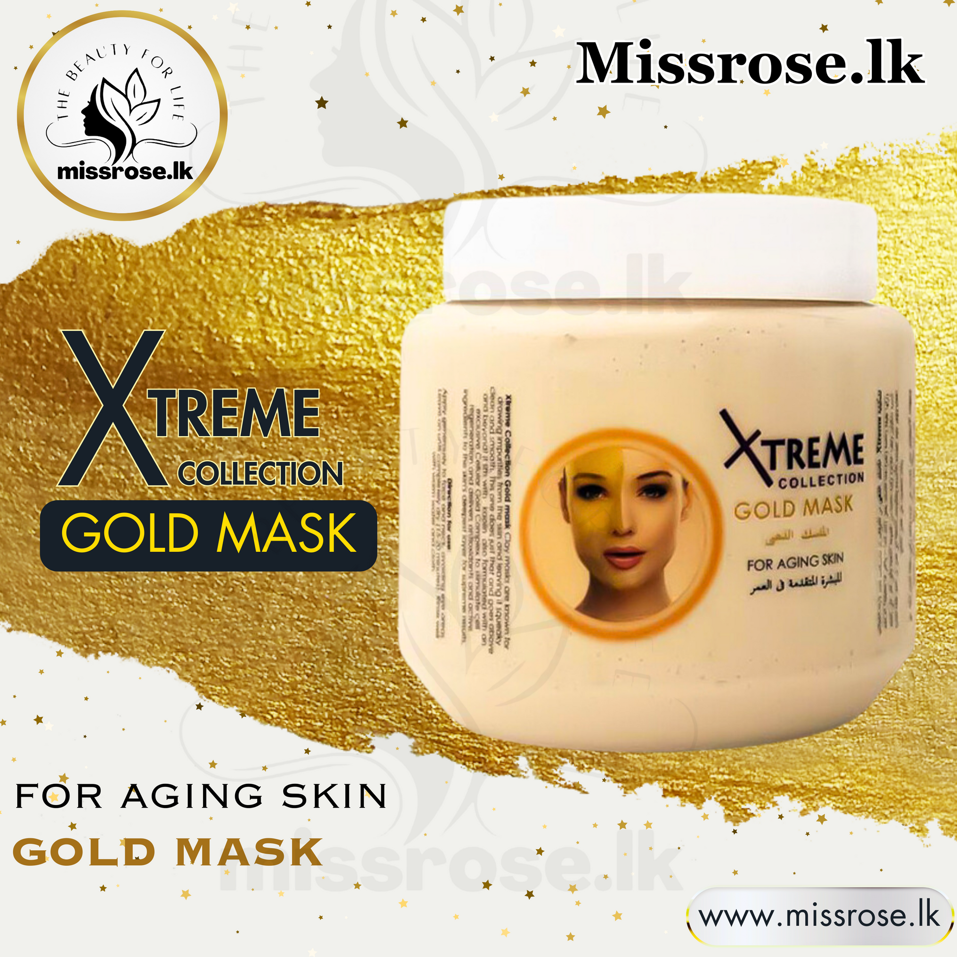 xtreme collection Gold Mask 500ml - missrose.lk