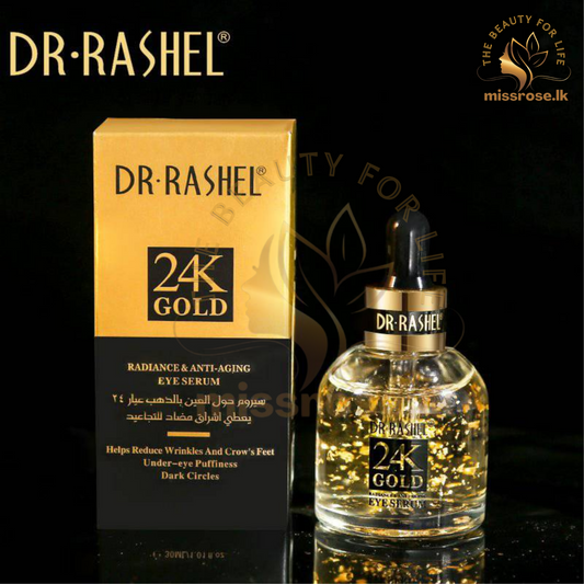 Dr.Rashel 24K Gold Radiance & Anti Aging Eye Serum - missrose.lk