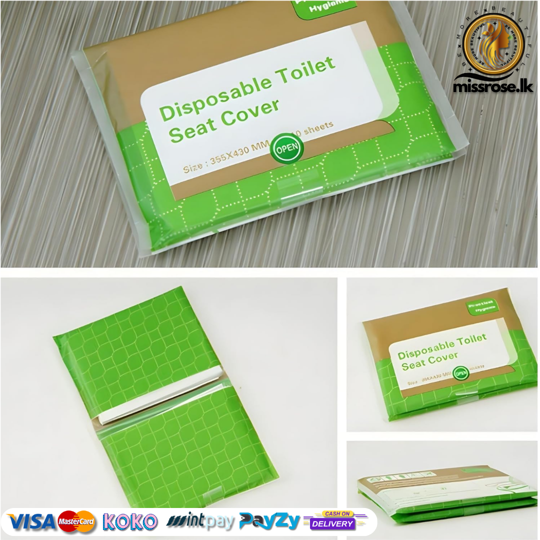 Disposable Toilet Seat Paper Cover – Travel Pack (10 Sheets)
