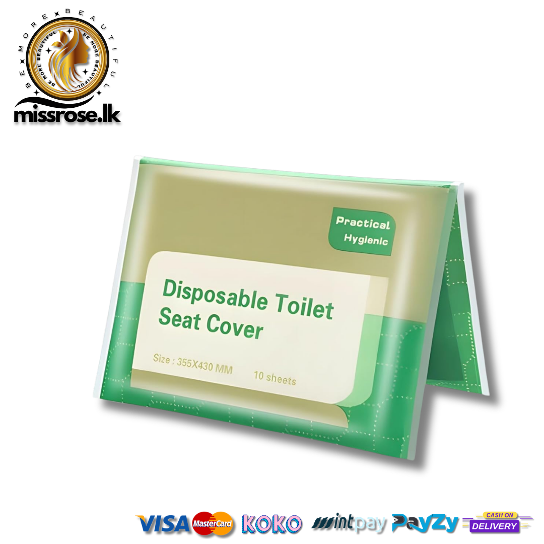 Disposable Toilet Seat Paper Cover – Travel Pack (10 Sheets)