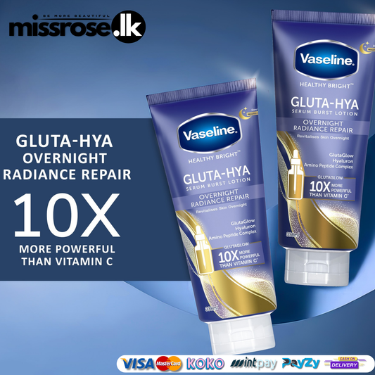 vaseline gluta hya overnight radiance repair 330ml