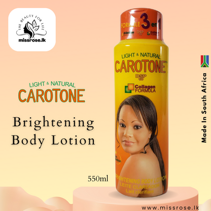 CAROTONE body lotion - missrose.lk