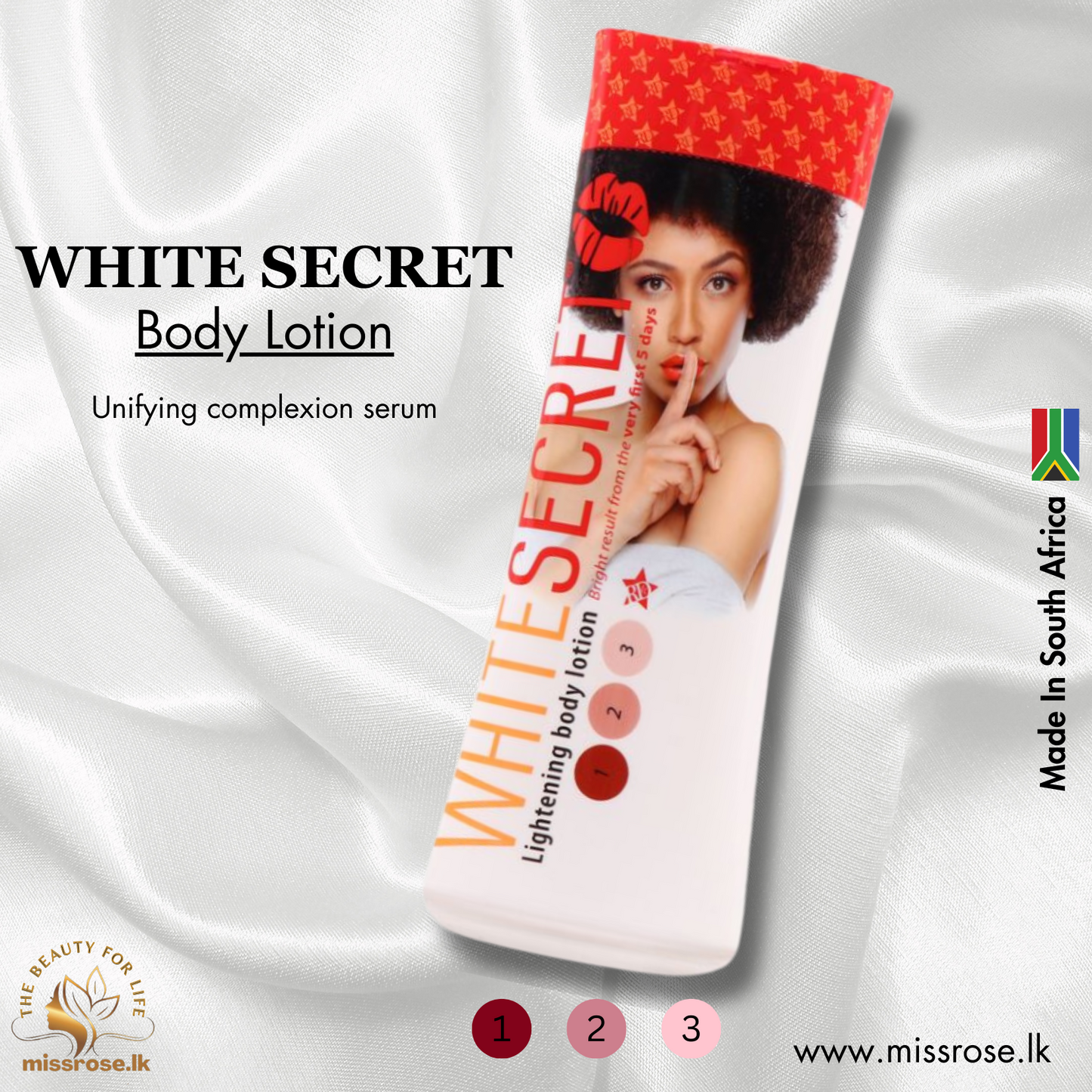 White Secret Lightening Body Lotion Brightening - missrose.lk