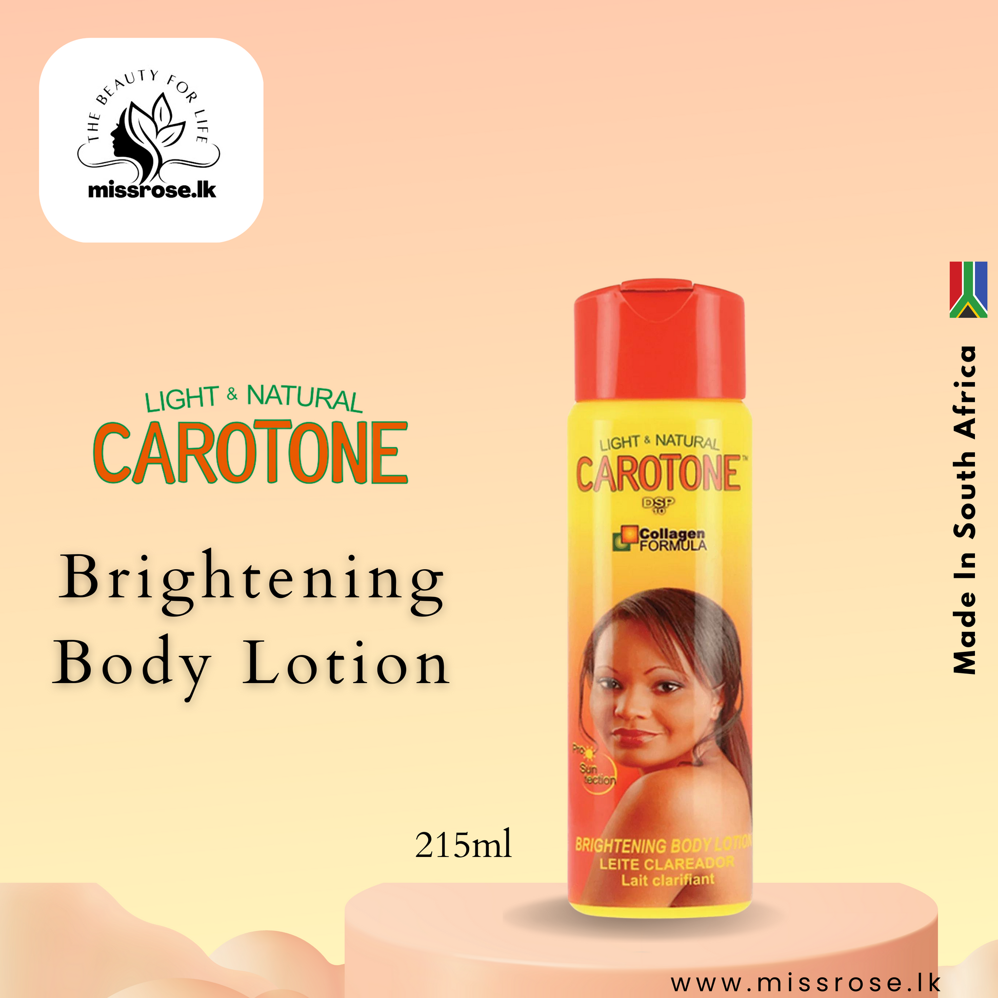 CAROTONE body lotion - missrose.lk