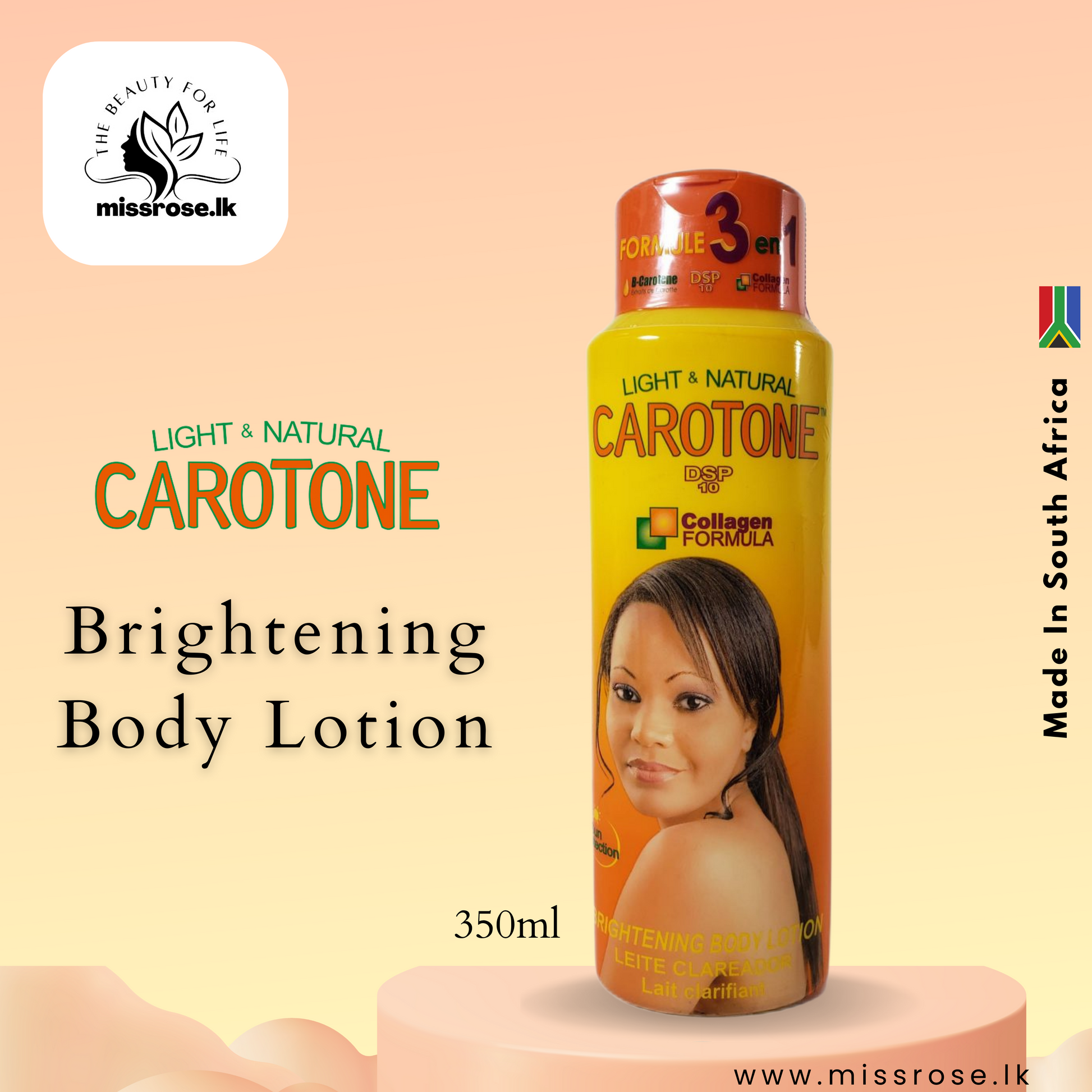 CAROTONE body lotion - missrose.lk