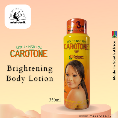 CAROTONE body lotion - missrose.lk