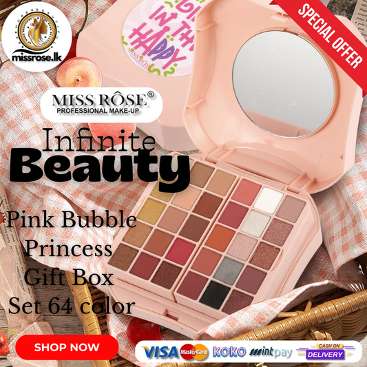 Miss Rose Pink Bubble Gift Box 64 color