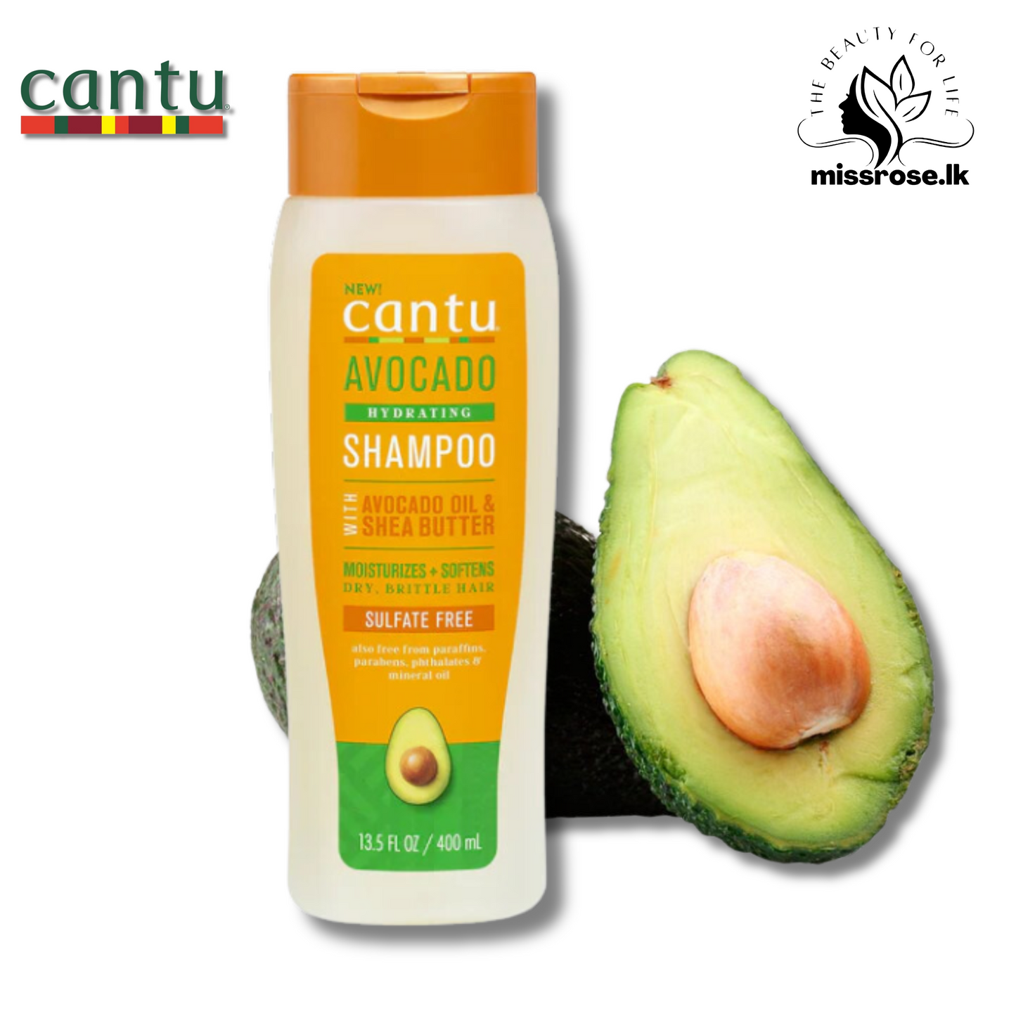 CANTU AVOCADO HYDRATING SHAMPOO SULFATE FREE 400ML