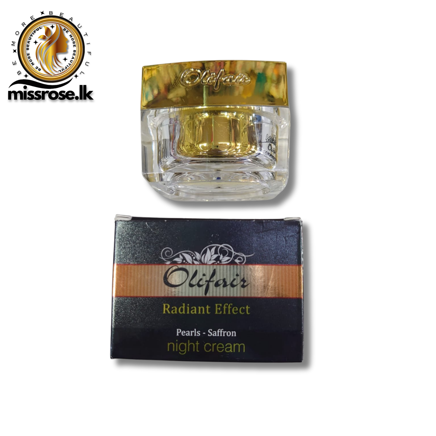 Olifair Radiant Effect Pearls Saffron Night Cream