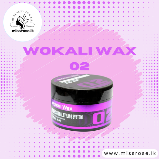 Wokali Wax 02 – Textured Paste with Fiber Threads – Strong Grip & Layered Definition