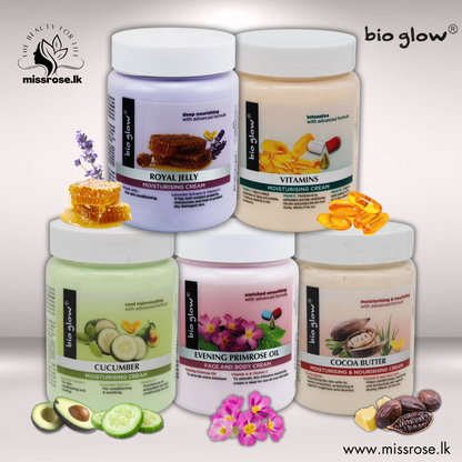 Bio Glow Cocoa Butter Moisturizing & Nourishing Cream - missrose.lk