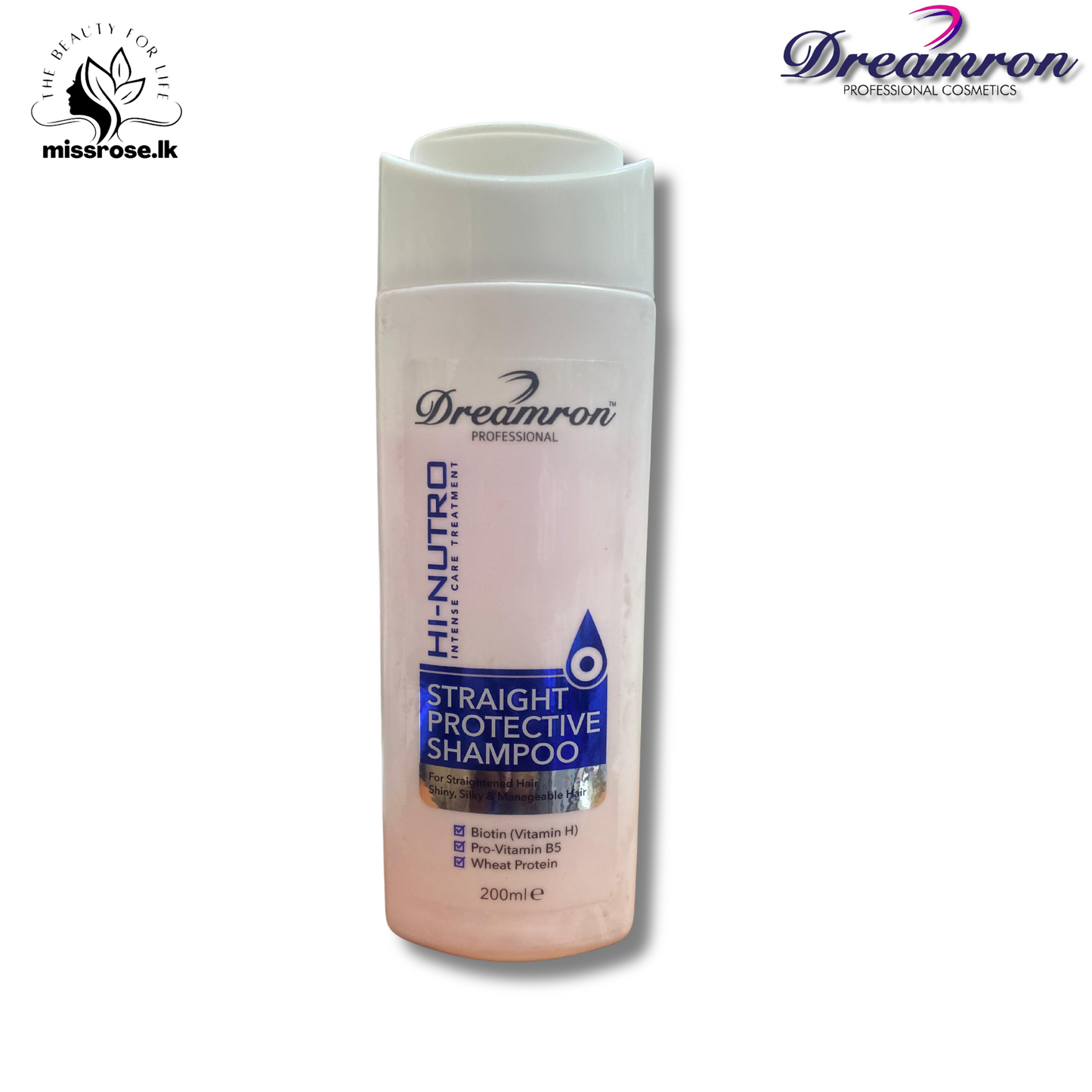 Dreamron Hi-Nutro Straight Protective Shampoo – 200ml