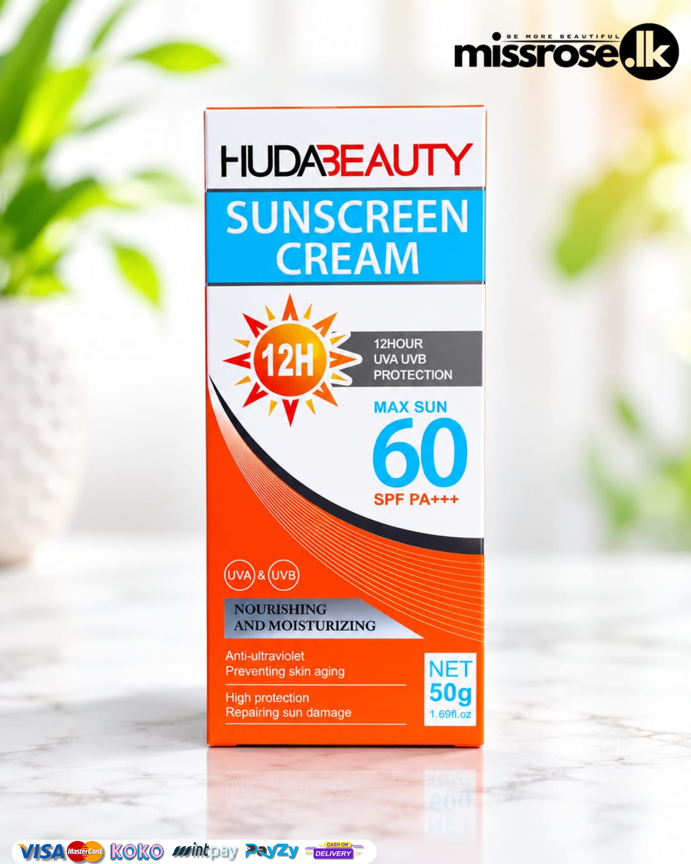 Huda Beauty Sunscreen Max SPF 60 PA+++