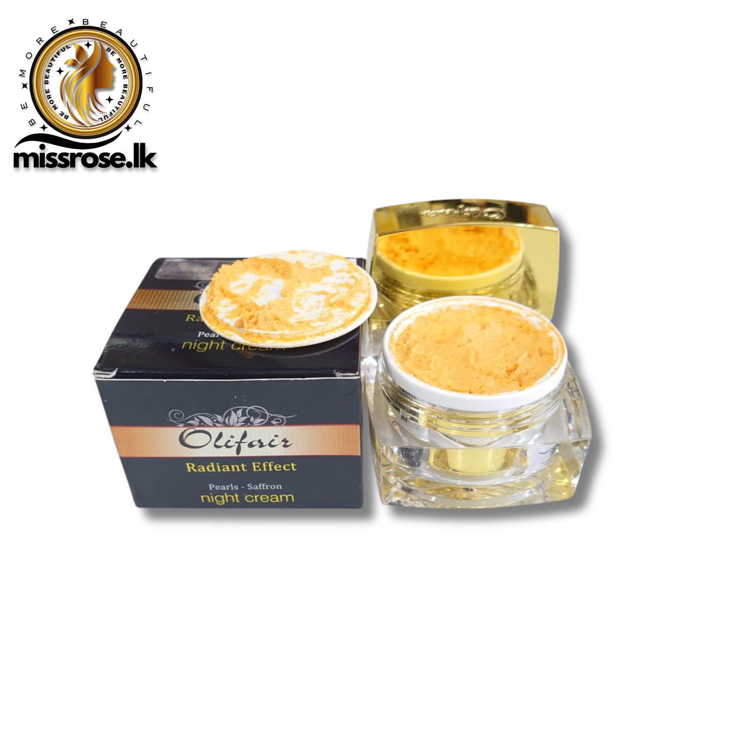 Olifair Radiant Effect Pearls Saffron Night Cream