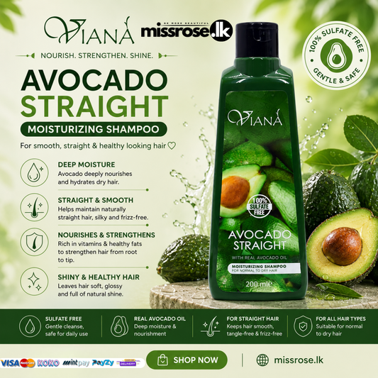 Viana Avocado Straight Shampoo