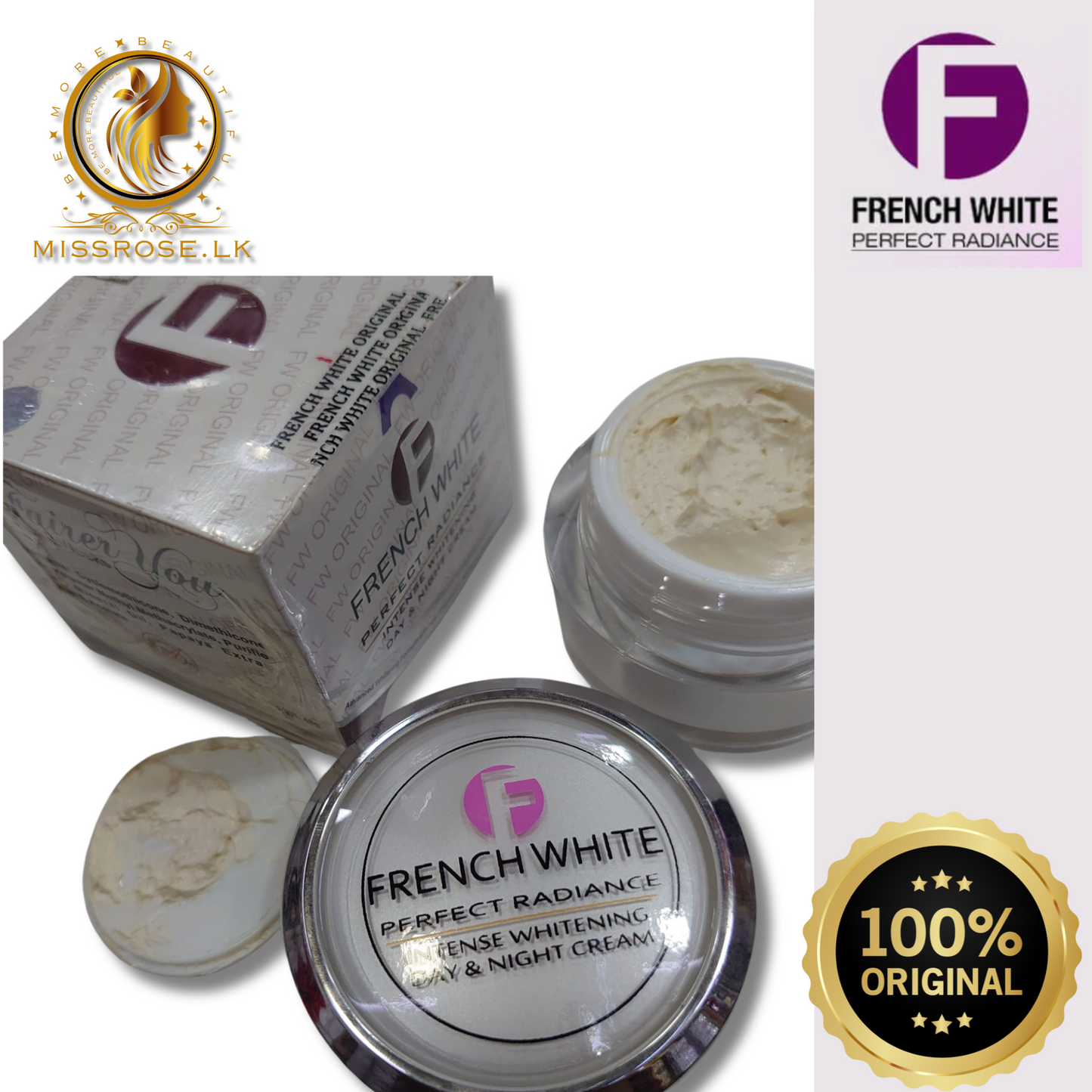 French White Perfect Radiance Intense Whitening Cream Original