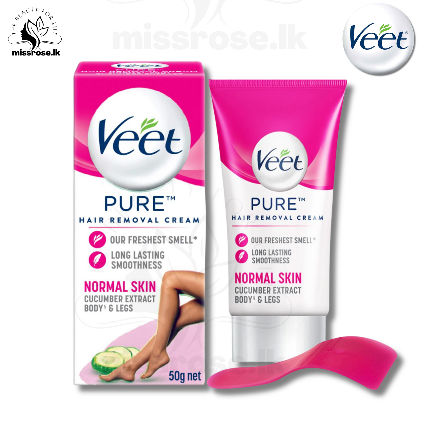 Veet Pure Hair Removal Cream , Normal Skin - 50g