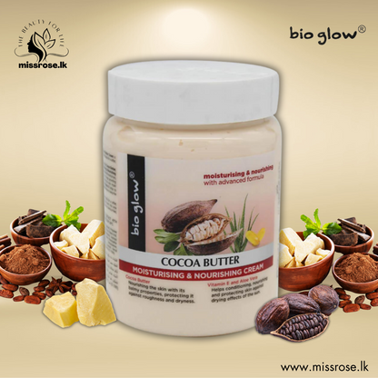 Bio Glow Cocoa Butter Moisturizing & Nourishing Cream - missrose.lk