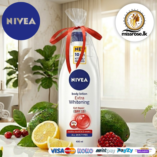 NIVEA Extra Whitening Cell Repair Body Lotion SPF 15 – 400ml