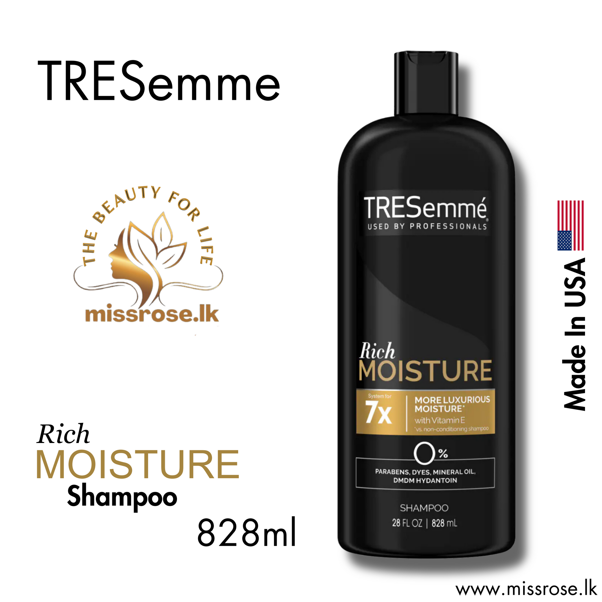 TRESemmé Moisture Rich Shampoo - missrose.lk