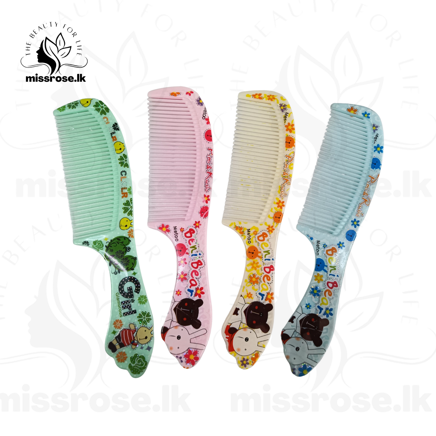 Hair comb with cute design for girls - 1 piece