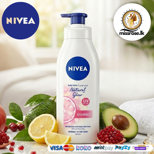 Nivea Natural Glow UV Filter Body Lotion 400ml
