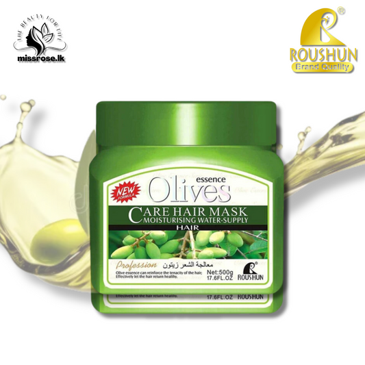 Roushun - Olives Essence Moisturizing Water Supply Care Hair Mask - 500g