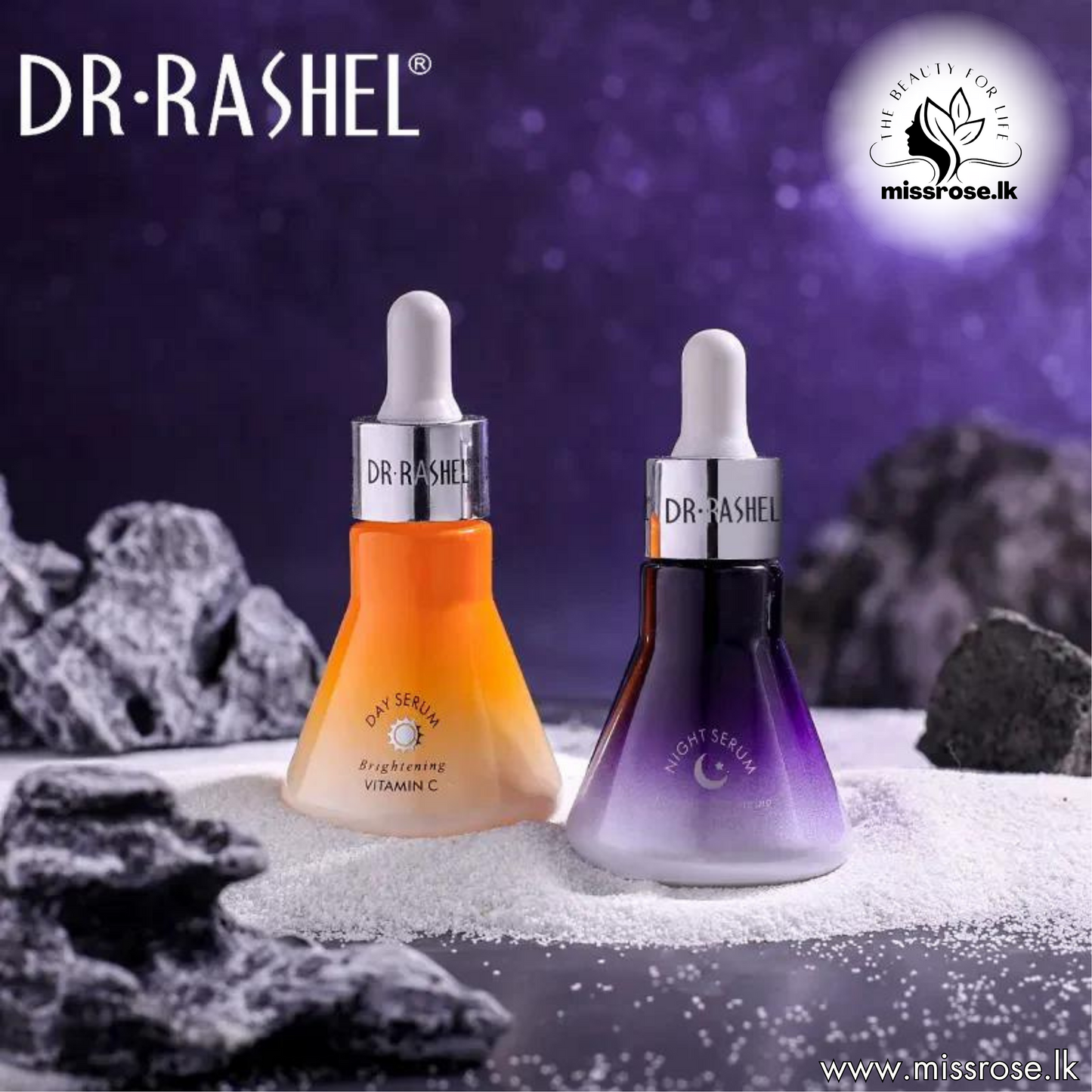 Dr. Rashel Vitamin C & Rentinol Day & Night Face Serum - missrose.lk