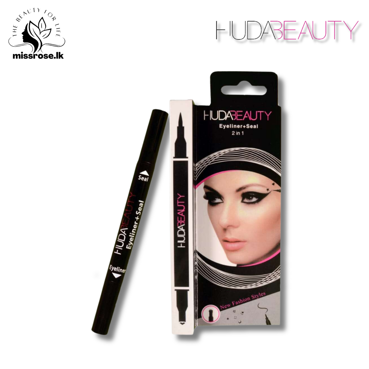 Hudabeauty Eyeliner+seal 2 in 1