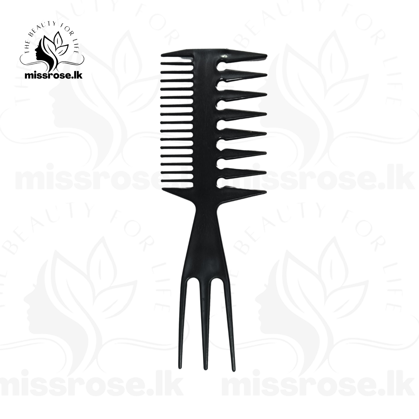 COSMO LADY Hairstyling Hair Pick Combs for Men's Retro Oil Head Upgraded Fork Comb