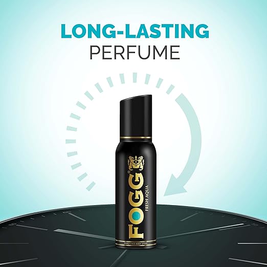 Fogg Fresh Aqua Premium  for Men, Long-Lasting Perfume Body Spray