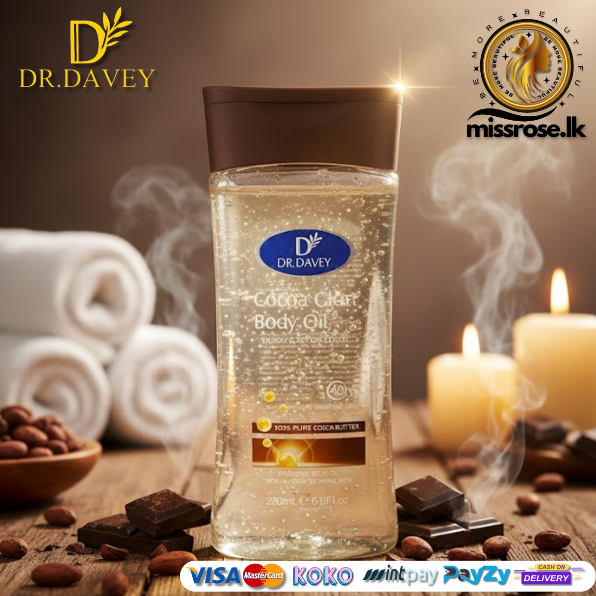 Dr. Davey Cocoa Glow Body Oil