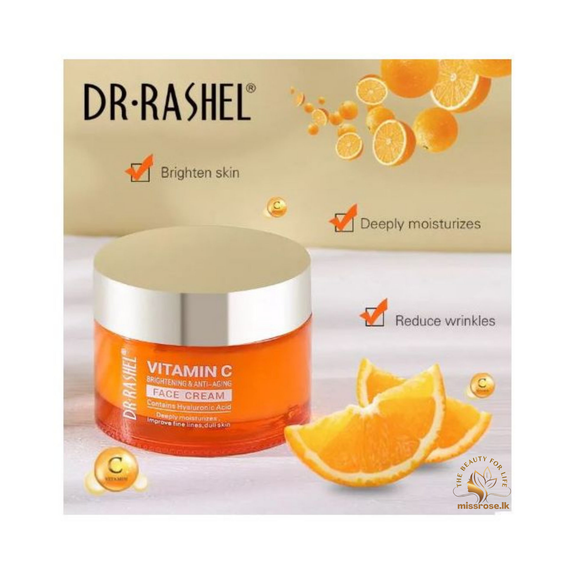 Dr. Rashel Brightening & Anti – aging Face Cream - missrose.lk