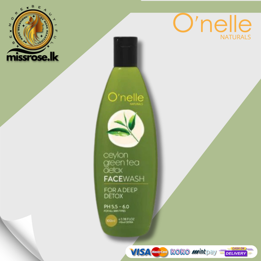 O'nelle naturals Ceylon Green Tea Detox Face Wash - 100ml