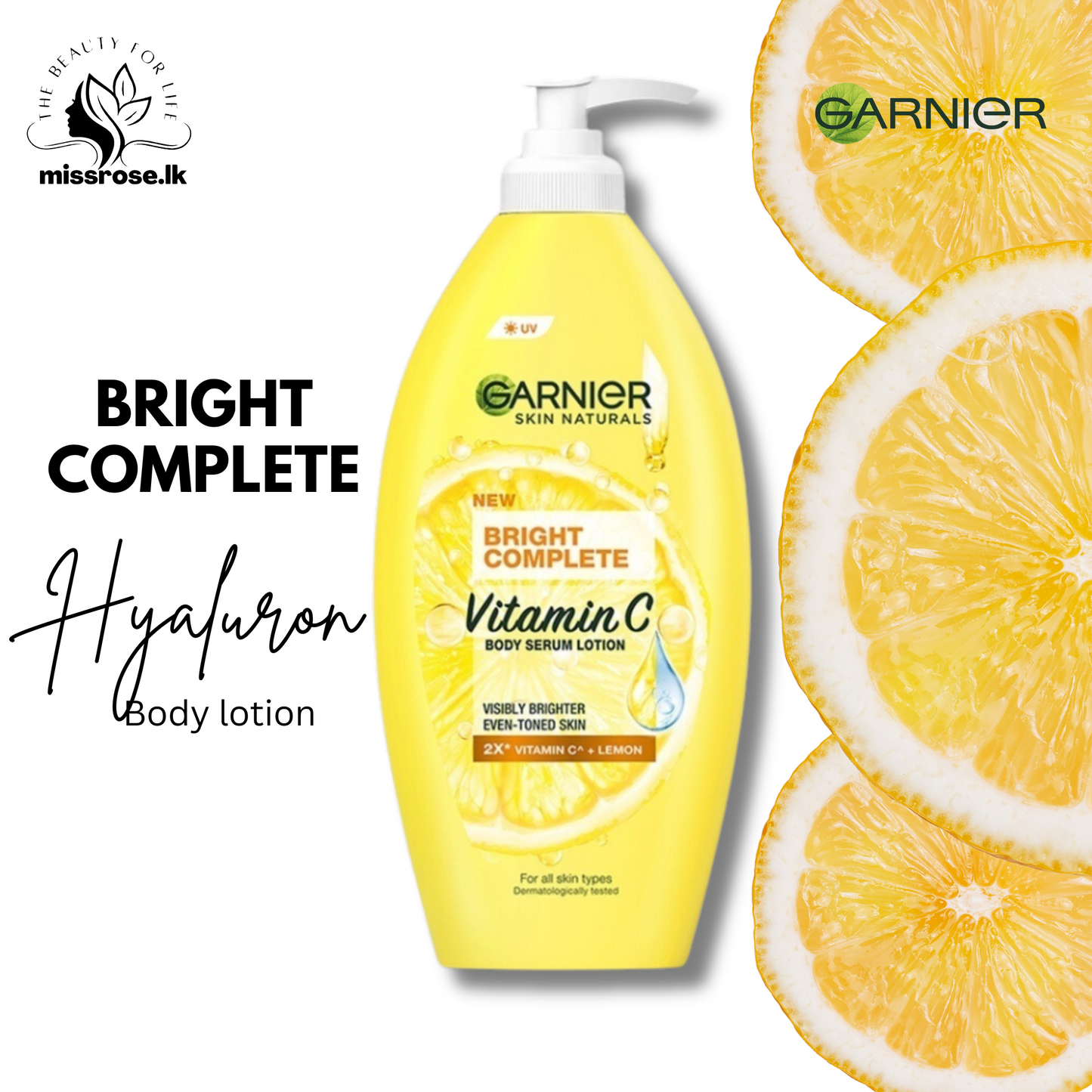 Garnier Bright Complete Body Lotion 400 ml