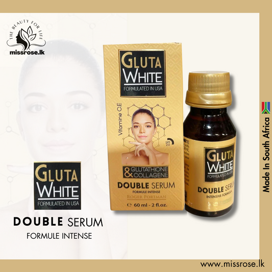 Gluta White Glutathione & Collagen Double Serum - missrose.lk