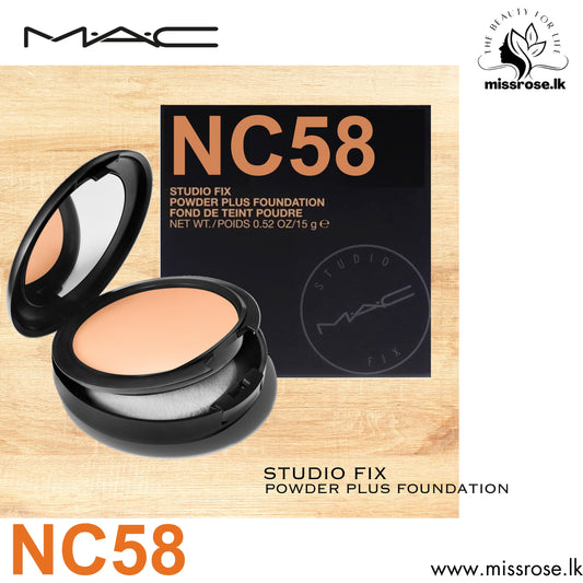 MAC Studio Fix Powder Plus Foundation NC58 - missrose.lk