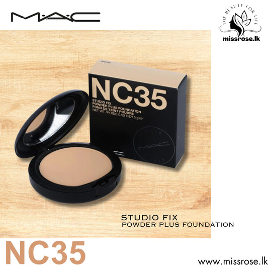 MAC Studio Fix Powder Plus Foundation NC35 - missrose.lk